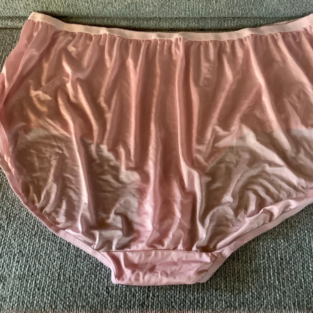 Comfort Choice Sissy Panty Size 14 Pink Nylon Granny Panty